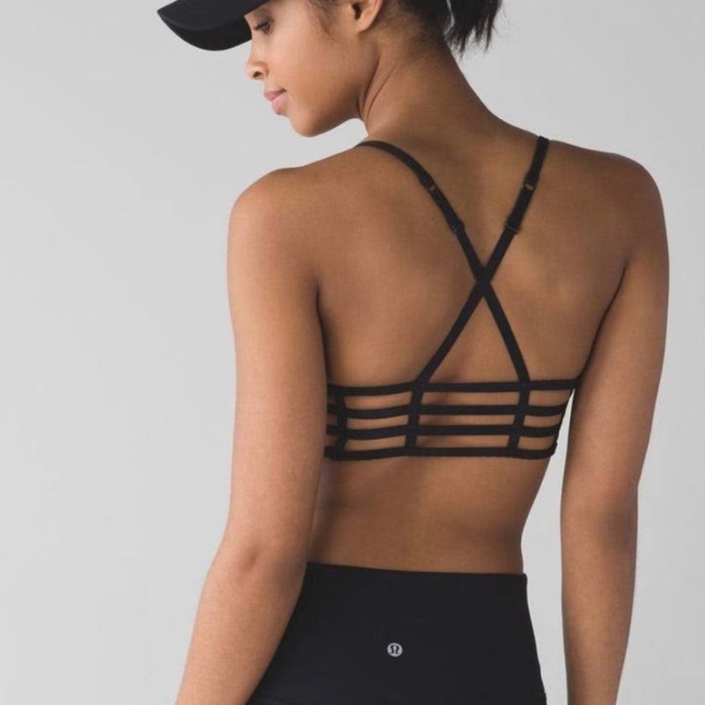 lululemon Black Hot Spell Bra